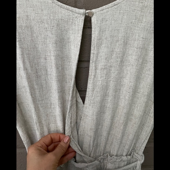 Anthropologie Monteau. linen blend jumpsuit S-M - Picture 6 of 8